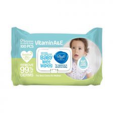 دستمال مرطوب پاک کننده کودک اکسترا درب دار دافی - Dafi Vitamin A & E Wet Wipes For Sensitive Baby Skin - کد2404 دستمال مرطوب پاک کننده کودک اکسترا درب دار دافی - Dafi Vitamin A & E Wet Wipes For Sensitive Baby Skin - کد2404